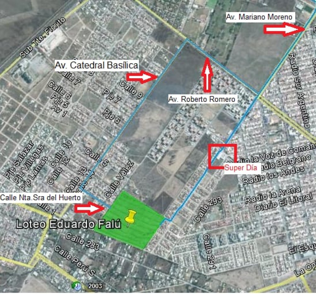 Terreno con Escrituras Loteo Eduardo Falu 