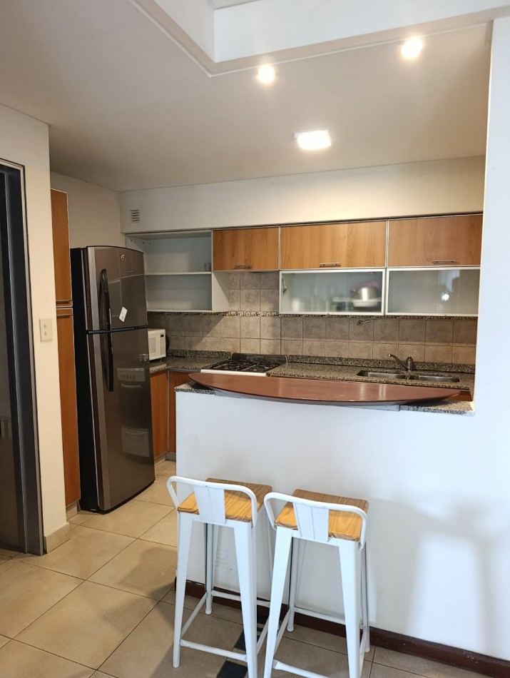 Departamento amoblado de categoria en Torre Santiago