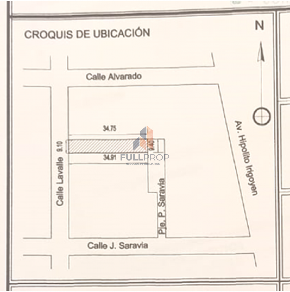 VIVIENDA COLECTIVA UBICADA EN LAVALLE AL 100  (6 UNIDADES FUNCIONALES)