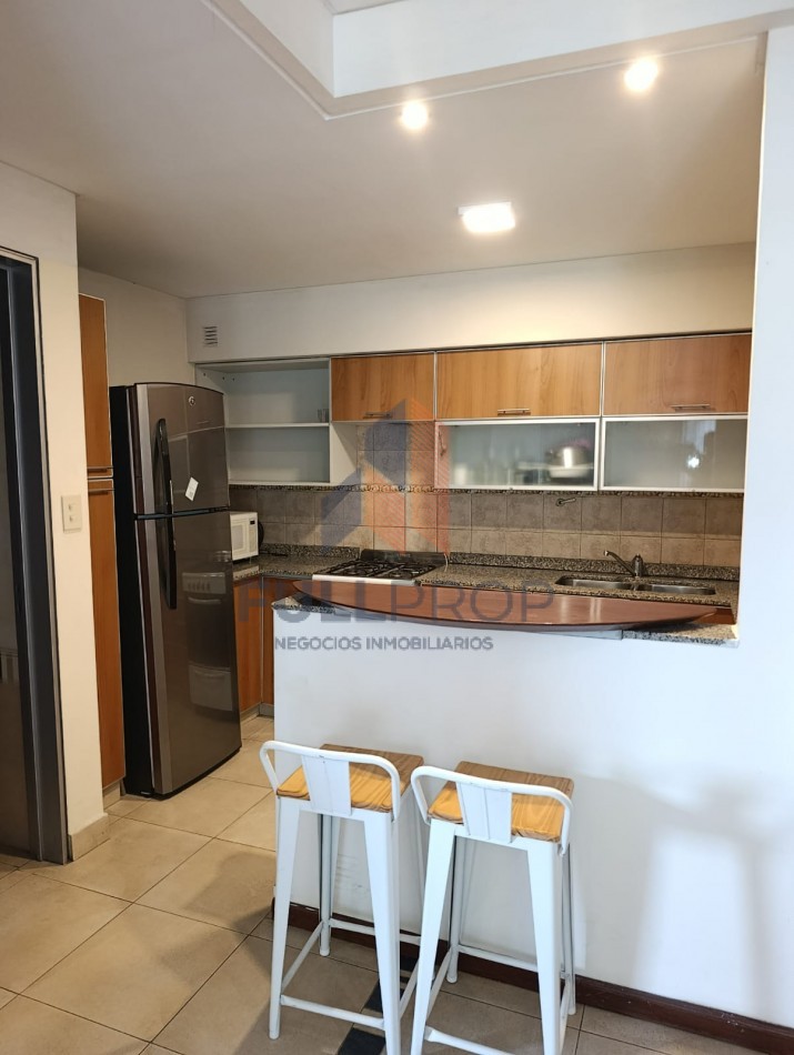 Departamento amoblado de categoria en Torre Santiago